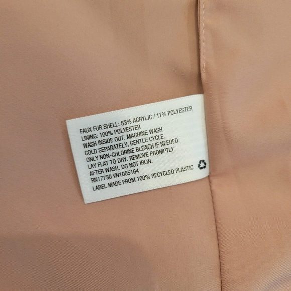 A NEW DAY Pink Faux fur vest size XS - Picture 5 of 6